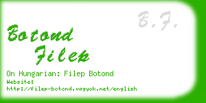 botond filep business card